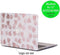 Lunso Geschikt voor MacBook Air 13 inch (2018-2019) cover hoes - case - Fruity Marble