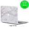 Lunso Geschikt voor MacBook Air 13 inch (2018-2019) cover hoes - case - Marble Cosette