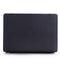 Lunso Geschikt voor MacBook Air 13 inch (2018-2019) cover hoes - case - Mat zwart