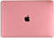Lunso Geschikt voor MacBook Air 13 inch (2018-2019) cover hoes - case - Mat Lichtroze