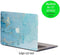 Lunso Geschikt voor MacBook Air 13 inch (2018-2019) cover hoes - case - Marble Ariel