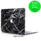 Lunso Geschikt voor MacBook Air 13 inch (2018-2019) cover hoes - case - Marble Cosmos