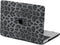 Lunso Geschikt voor MacBook Air 13 inch (2018-2019) cover hoes - case - Leopard Pattern White