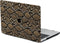 Lunso Geschikt voor MacBook Air 13 inch (2018-2019) cover hoes - case - Snake Pattern Brown