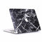 Lunso Geschikt voor MacBook Air 13 inch (2018-2019) cover hoes - case - Marble Cosmos