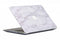 Lunso Geschikt voor MacBook Air 13 inch (2018-2019) cover hoes - case - Marble Cosette