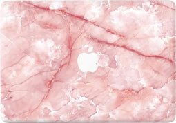 Lunso Geschikt voor MacBook Air 13 inch (2018-2020) vinyl sticker - Marble Blaire