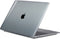 Lunso Geschikt voor MacBook Air 13 inch M1 (2020) cover hoes - case - Glanzend Transparant