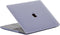 Lunso Geschikt voor MacBook Air 13 inch M1 (2020) cover hoes - case - Mat Transparant