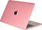Lunso Geschikt voor MacBook Air 13 inch M1 (2020) cover hoes - case - Mat Lichtroze