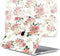 Lunso Geschikt voor MacBook Air 13 inch M1 (2020) cover hoes - case - Pink Roses