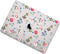 Lunso Geschikt voor MacBook Air 13 inch M1 (2020) cover hoes - case - Flower Boutique