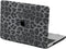 Lunso Geschikt voor MacBook Air 13 inch M1 (2020) cover hoes - case - Leopard Pattern White