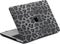 Lunso Geschikt voor MacBook Air 13 inch M1 (2020) cover hoes - case - Leopard Pattern White