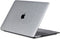 Lunso Geschikt voor MacBook Air 13 inch M1 (2020) cover hoes - case - Glitter Zilver