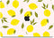 Lunso Geschikt voor MacBook Air 13 inch M1 (2020) cover hoes - case - Squeezy Lemon