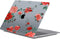 Lunso Geschikt voor MacBook Air 13 inch M1 (2020) cover hoes - case - Red Roses