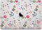 Lunso Geschikt voor MacBook Air 13 inch M1 (2020) cover hoes - case - Flower Boutique