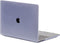 Lunso Geschikt voor MacBook Air 13 inch M1 (2020) cover hoes - case - Mat Transparant