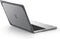 Lunso Geschikt voor MacBook Air 13 inch M2/M3 (2022-2024) Armor cover hoes met pootjes - case - Grijs