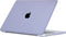 Lunso Geschikt voor MacBook Air 13 inch M2/M3 (2022-2024) cover hoes - case - Candy Lavender