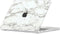 Lunso Geschikt voor MacBook Air 13 inch M2/M3 (2022-2024) cover hoes - case - Marble Cosette