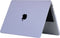 Lunso Geschikt voor MacBook Air 13 inch M2/M3 (2022-2024) cover hoes - case - Candy Lavender