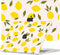 Lunso Geschikt voor MacBook Air 15 inch M2/M3 (2023-2024) cover hoes - case - Squeezy Lemon