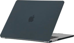 Lunso Geschikt voor MacBook Air 15 inch M2/M3 (2023-2024) cover hoes - case - Mat Zwart