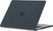 Lunso Geschikt voor MacBook Air 15 inch M2/M3 (2023-2024) cover hoes - case - Mat Zwart