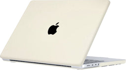 Lunso Geschikt voor MacBook Air 15 inch M2/M3 (2023-2024) cover hoes - case - Candy Rock Grey
