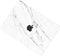 Lunso Geschikt voor MacBook Air 15 inch M2/M3 (2023-2024) cover hoes - case - Marble Vana