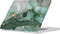 Lunso Geschikt voor MacBook Air 15 inch M2/M3 (2023-2024) cover hoes - case - Green Maeve