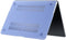 Lunso Geschikt voor MacBook Air 15 inch M2/M3 (2023-2024) cover hoes - case - Candy Tranquility Blue