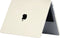 Lunso Geschikt voor MacBook Air 15 inch M2/M3 (2023-2024) cover hoes - case - Candy Rock Grey