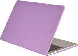 Lunso Geschikt voor MacBook Pro 13 inch (2012-2015) cover hoes - case - Mat Paars