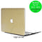 Lunso Geschikt voor MacBook Pro 13 inch (2012-2015) cover hoes - case - glitter goud