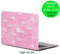Lunso Geschikt voor MacBook Pro 13 inch (2016-2019) cover hoes - case - Flamingo roze