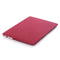 Lunso Geschikt voor MacBook Pro 13 inch (2016-2019) cover hoes - case - Sand bordeaux rood