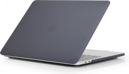 Lunso Geschikt voor MacBook Pro 13 inch M1/M2 (2020-2022) cover hoes - case - Mat Zwart