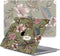 Lunso Geschikt voor MacBook Pro 13 inch M1/M2 (2020-2022) cover hoes - case - Vintage Garden