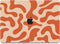 Lunso Geschikt voor MacBook Pro 13 inch M1/M2 (2020-2022) cover hoes - case - Orange Fever