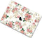 Lunso Geschikt voor MacBook Pro 13 inch M1/M2 (2020-2022) cover hoes - case - Pink Roses