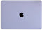 Lunso Geschikt voor MacBook Pro 13 inch M1/M2 (2020-2022) cover hoes - case - Candy Lavender