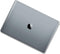 Lunso Geschikt voor MacBook Pro 13 inch M1/M2 (2020-2022) cover hoes - case - Glanzend Transparant