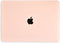 Lunso Geschikt voor MacBook Pro 13 inch M1/M2 (2020-2022) cover hoes - case - Candy Pink