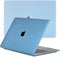 Lunso Geschikt voor MacBook Pro 13 inch M1/M2 (2020-2022) cover hoes - case - Sand Light Blue