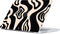 Lunso Geschikt voor MacBook Pro 14 inch (2021-2023) cover hoes - case - Vanilla Swirl
