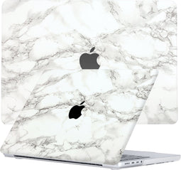 Lunso Geschikt voor MacBook Pro 14 inch (2021-2024) cover hoes - case - Marble Cosette