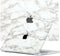 Lunso Geschikt voor MacBook Pro 14 inch (2021-2024) cover hoes - case - Marble Cosette